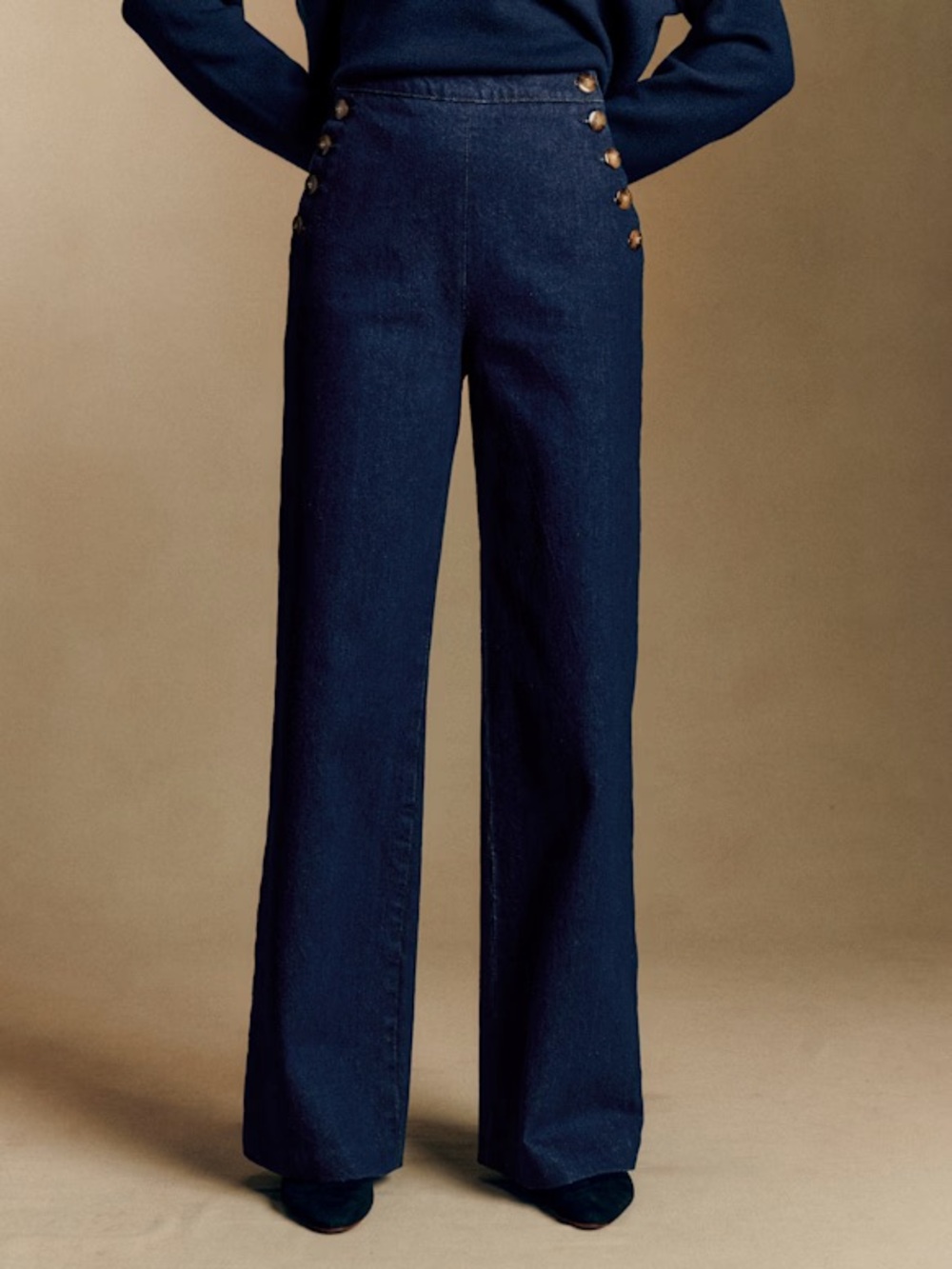 Sézane denim Marino Trousers